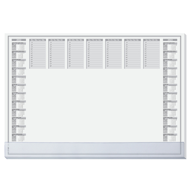 SIGEL Schreibunterlage Protect HO366 transp.2-Jahr-Kal.40BL