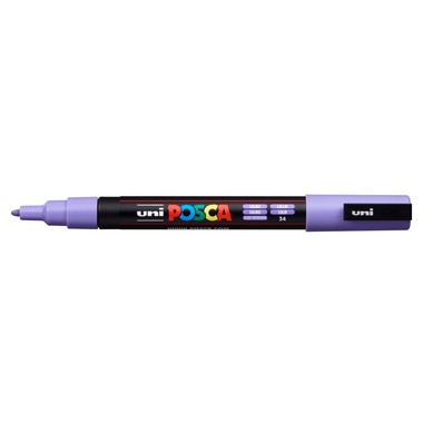 POSCA Marker 0.9-1.3mm PC-3M LILAC lila, Rundspitze