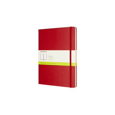 MOLESKINE Notizbuch XL 855105 Blanko,Hardcover,Scharlach