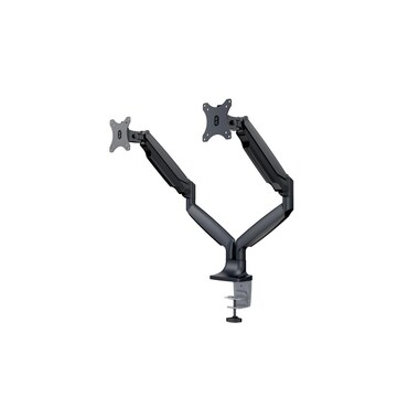 Multibrackets supporto da tavolo a molla a gas doppio fino a 9 kg – Nero