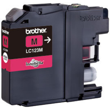 BROTHER Tintenpatrone magenta LC-123M DCP-J411ODW 600 Seiten