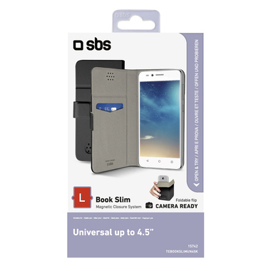 Étui BookSlim universel pour smartphones jusqu'à 4,5 po | SBS