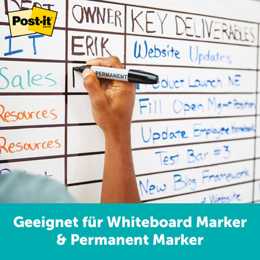 POST-IT Flex Write Surface Folie FWS3X2 weiss 60x90cm