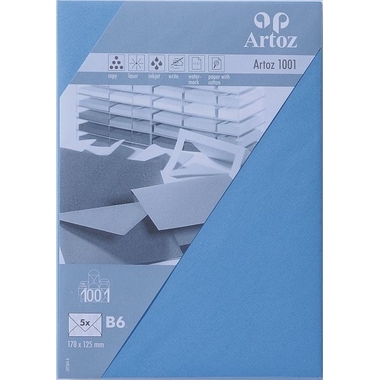 ARTOZ Enveloppes 1001 B6 107364184 100g, bleu marie 5 pcs.