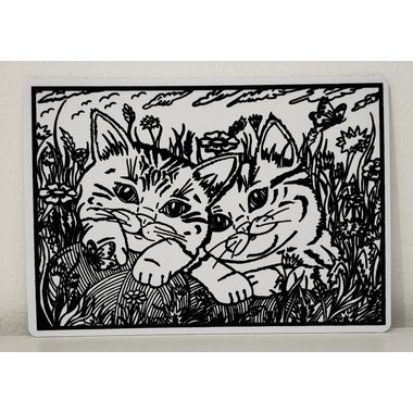 TATARUGA Velluto foto A4 S4 gattino