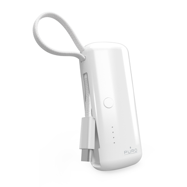 Powerbank 5000mAh mit integriertem USB-C-Kabel "Power Link 5" | Puro