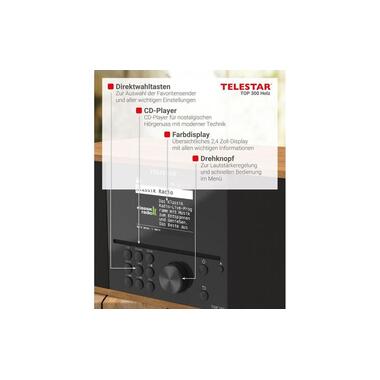 Telestar Radio Internet TOP 300 Brun