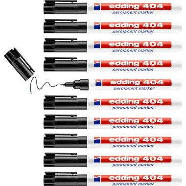 EDDING Permanent Marker 404 404-1 schwarz