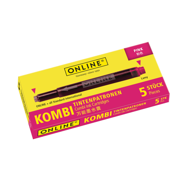ONLINE Tintenpatronen Kombi 17175/12 Pink 5 Stück