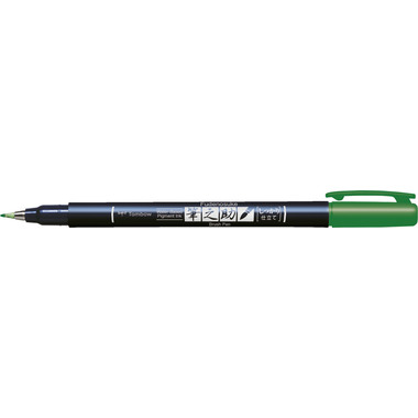 TOMBOW Stylo de calligraphie Hard WS-BH07 Fudenosuke, vert