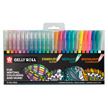 SAKURA Gelly Roll 0.5mm POXPGBMIX24 Mix ass. 24 Stück