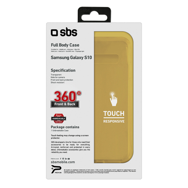 Transparentes Cover 360° für Samsung Galaxy S10