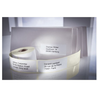 AVERY ZWECKFORM Adress-Etiketten 89x36mm AS0722400 weiss, Rolle 2x260 Stück