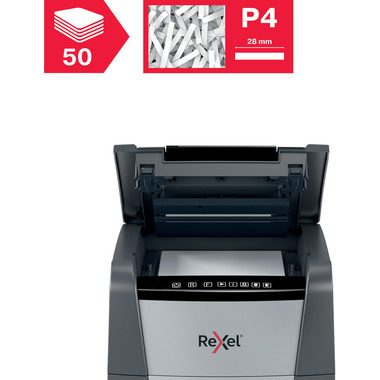 REXEL Destructeur docu. Optimum AF+ 2020050XCH X50, P-4, 20lt