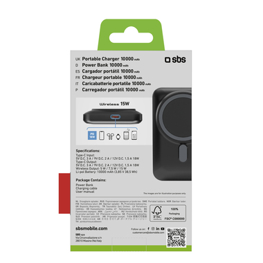 Power bank 10.000 mAh con ventola | SBS
