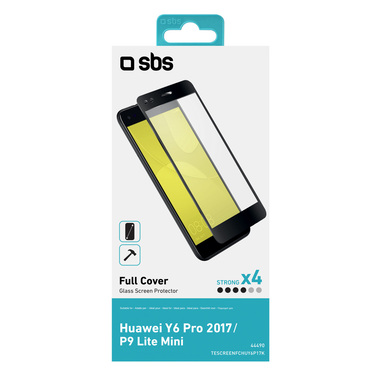 Glas Displayschutz für Huawei Y6 Pro 2017 und P9 Lite Mini von SBS