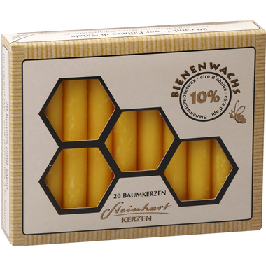 STEINHART Bougies pour sapin 95x13mm 02666-21 Cire d'abeille 20 pcs.