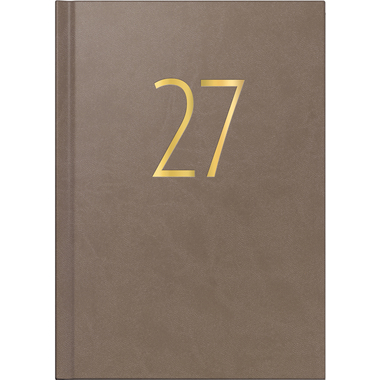 RIDOIDE Agenda Design Line 2027 7028503017.27 1T/1S Browny DE 14.8x21cm