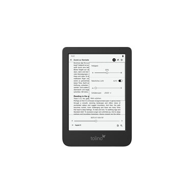 tolino eReader shine color black