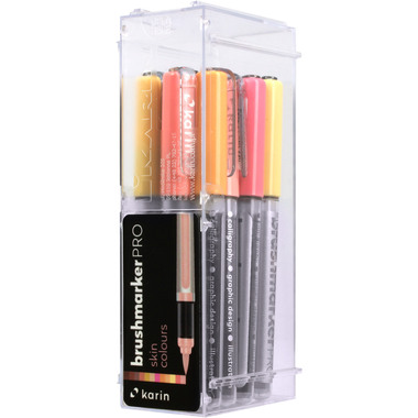 KARIN Brush Marker PRO 27C5 Skin colours 12 Stück