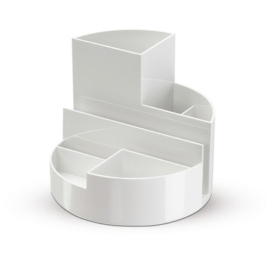 MAUL Stifteköcher Recycle 6.35 6 Fächer, weiss