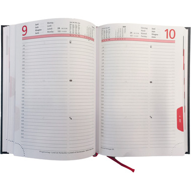 BIELLA GA Registra 2026 809501020026U 1T/1S schwarz ML 14.5x20.5cm