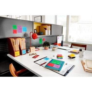 POST-IT Super Sticky Notes 127x76mm 655-6SS-PLAY PLAYFUL Collection 6x90 fogli