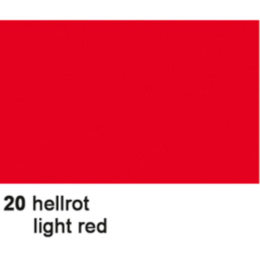 URSUS Seidenpapier 50x70cm 4652220 hellrot 25 Bogen