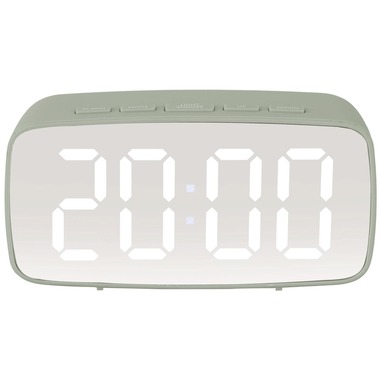 KARLSSON Réveil numérique Mirror ovale Vert