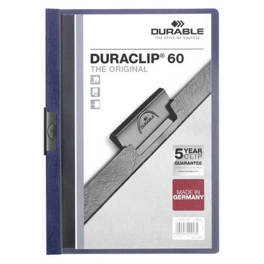 DURABLE Klemmhefter DURACLIP 60 220928 für 60 Blatt A4 nachtblau