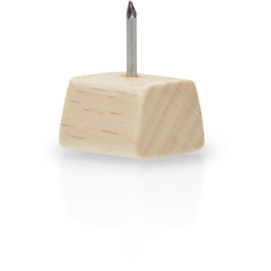 MAGNETOPLAN Design Pinwand-Nadeln 25 Stück 111165549 Wood Series, Birke 18x13x13mm