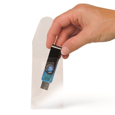 3L USB-Hülle 52.5x90mm 10250 PP selbstkl. m. Album 10 Stück