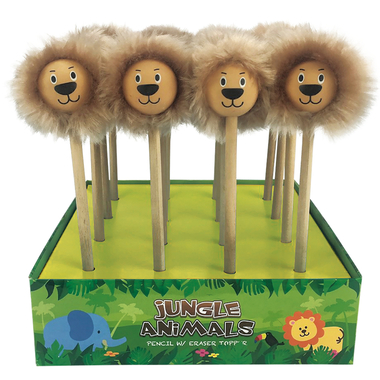 ROOST Bleistift mit Radiergummi 103841 Löwe