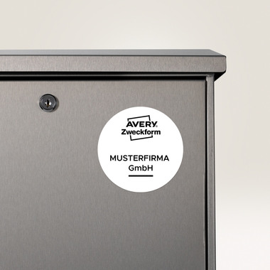 AVERY ZWECKFORM Etiquettes Laser 30mm L4716REV2 blanc, non-perm. 20 feuilles