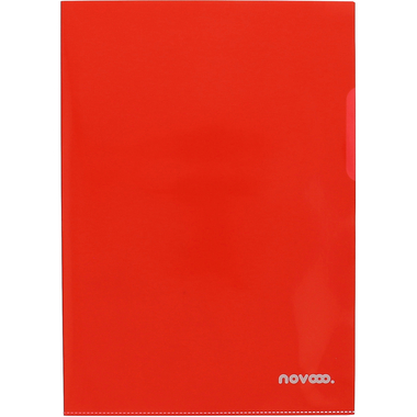 NOVOOO Pro chemises 140my A4 400197772 rouge lisse 100 pièces