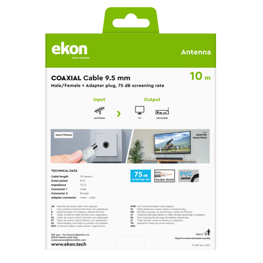 Câble d'antenne satellite | Ekon