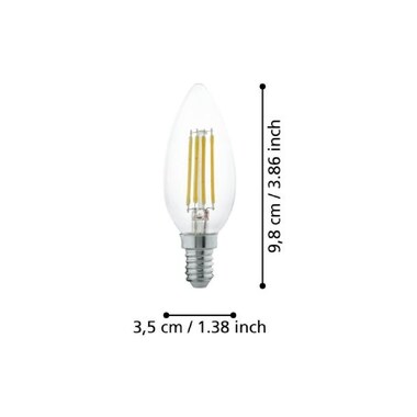 EGLO Lampada 4 W E14 Bianco Caldo