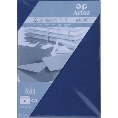 ARTOZ Buste 1001 C5 107394184 100g, classic blue 5 pezzi
