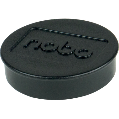 NOBO Magnet rund 38mm 1915305 schwarz 10 Stück