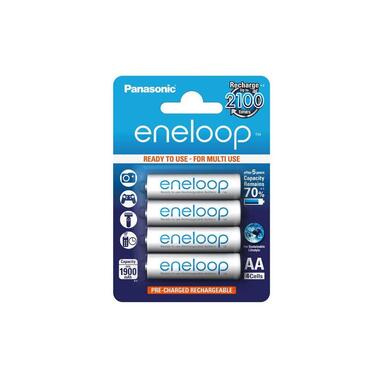 Panasonic Akku Eneloop BK-3MCDE/4BE NiMH AA 2000 mAh, 4 Stück