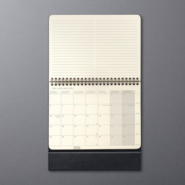 CONCEPTUM Tischkalender 2027 C2781 1M/1S schwarz 21.3x22cm