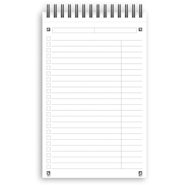 OXFORD Essentials Task Manager 400055727 rigato, 90g 70 fogli