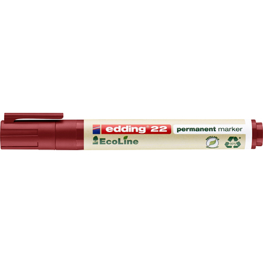 EDDING Permanent Marker 22 1.0-5.0mm 22-2 rouge