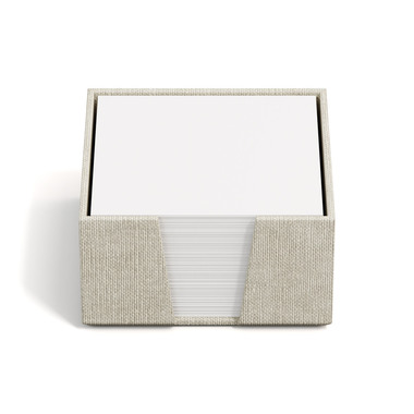 BIGSO BOX OF SWEDEN Zettelkasten James 110x110mm 2711C5501 Leinen beige