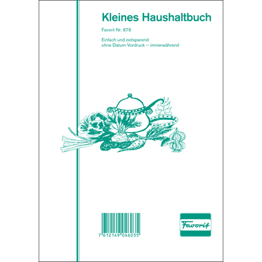 FAVORIT Haushaltungsbuch D A5 879 D 24 Blatt