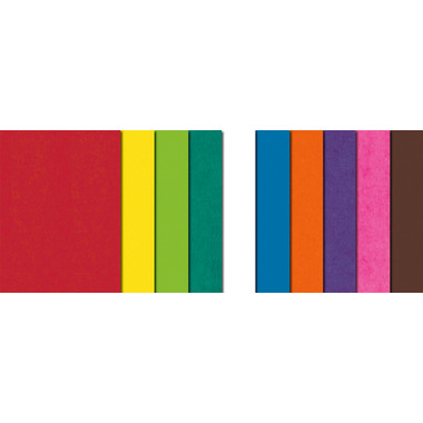URSUS Transparentpapier 23x33cm 8230099F 42g, 10 Farben ass. 10 Blatt