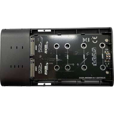 LC-Power Boîtier externe LC-M2-C-NVME-2X2-RAID M2/U.2 SSD