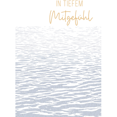 ABC Carte condoléances B6 52000 Lac tranquille