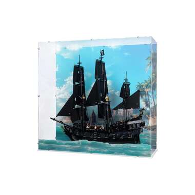iDisplayit vetrina in acrilico per LEGO 10365 Nave di Capitan Jack Sparrow