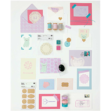 RICO DESIGN Kartenset Basic B6 99010.08.15 elfenbein 30 Stück